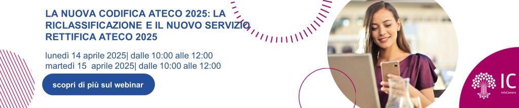 Webinar codice ATECO